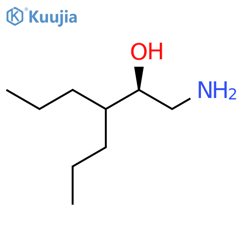 (2R)-1-amino-3-propylhexan-2-ol structure