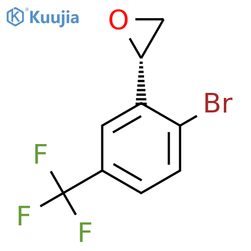 (2S)-2-2-bromo-5-(trifluoromethyl)phenyloxirane structure
