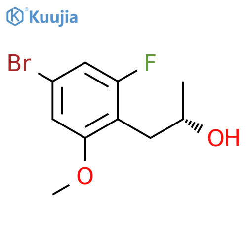 (2S)-1-(4-bromo-2-fluoro-6-methoxyphenyl)propan-2-ol structure