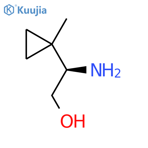 (2R)-2-amino-2-(1-methylcyclopropyl)ethan-1-ol structure