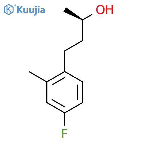 (2R)-4-(4-fluoro-2-methylphenyl)butan-2-ol structure