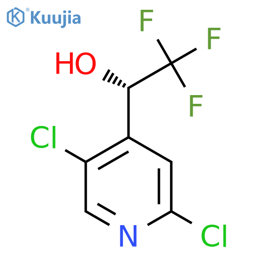 (1S)-1-(2,5-dichloropyridin-4-yl)-2,2,2-trifluoroethan-1-ol structure