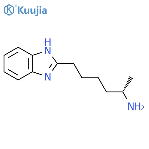 (2S)-6-(1H-1,3-benzodiazol-2-yl)hexan-2-amine structure