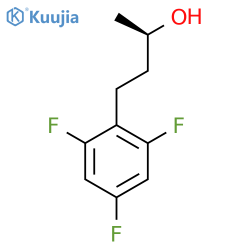 (2R)-4-(2,4,6-trifluorophenyl)butan-2-ol structure