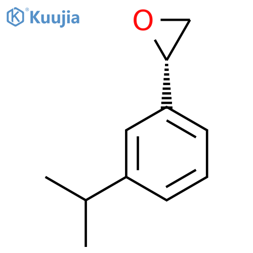 (2S)-2-3-(propan-2-yl)phenyloxirane structure