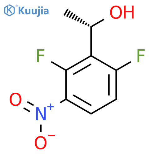 (1S)-1-(2,6-difluoro-3-nitrophenyl)ethan-1-ol structure