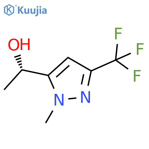 (1S)-1-1-methyl-3-(trifluoromethyl)-1H-pyrazol-5-ylethan-1-ol structure