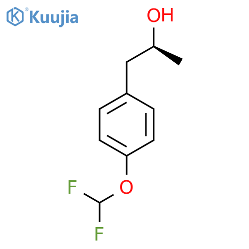 (2S)-1-4-(difluoromethoxy)phenylpropan-2-ol structure
