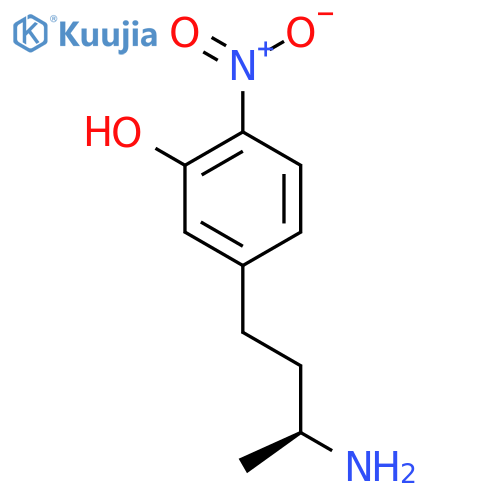5-(3S)-3-aminobutyl-2-nitrophenol structure