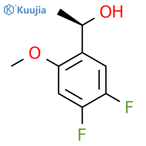 (1R)-1-(4,5-difluoro-2-methoxyphenyl)ethan-1-ol structure