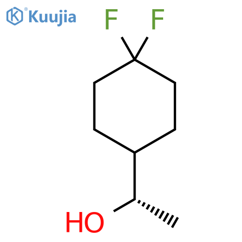 (1S)-1-(4,4-difluorocyclohexyl)ethan-1-ol structure