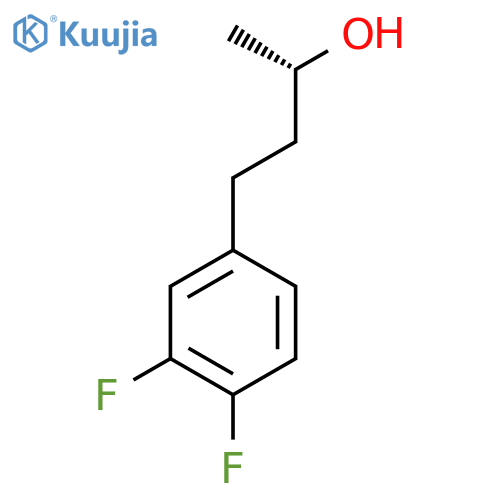 (2S)-4-(3,4-difluorophenyl)butan-2-ol structure