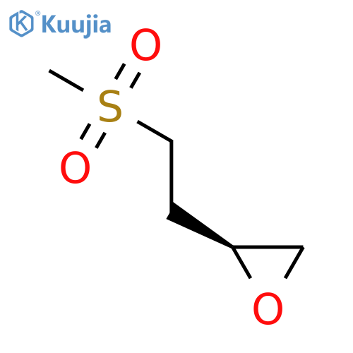 (2S)-2-(2-methanesulfonylethyl)oxirane structure
