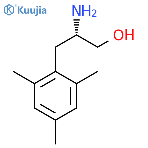 (2S)-2-amino-3-(2,4,6-trimethylphenyl)propan-1-ol structure