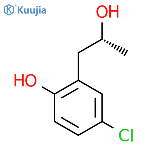4-chloro-2-(2R)-2-hydroxypropylphenol structure