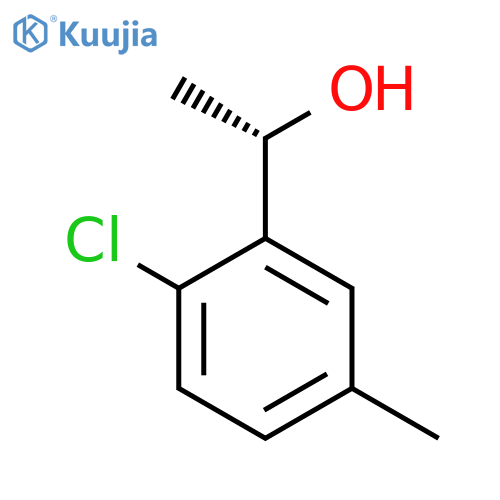 (1S)-1-(2-chloro-5-methylphenyl)ethan-1-ol structure