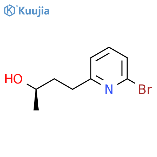 (2R)-4-(6-bromopyridin-2-yl)butan-2-ol structure