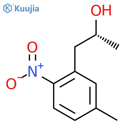 (2R)-1-(5-methyl-2-nitrophenyl)propan-2-ol structure