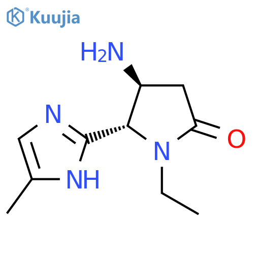 4-amino-1-ethyl-5-(4-methyl-1H-imidazol-2-yl)pyrrolidin-2-one structure