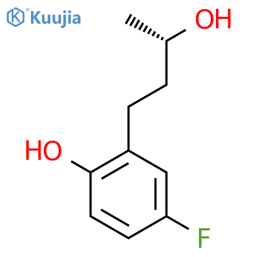 4-fluoro-2-(3S)-3-hydroxybutylphenol structure