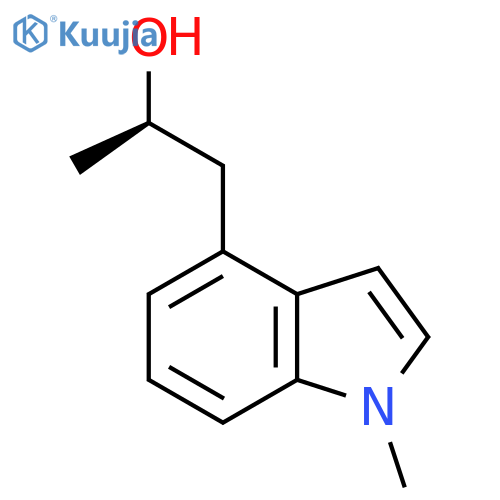 (2R)-1-(1-methyl-1H-indol-4-yl)propan-2-ol structure