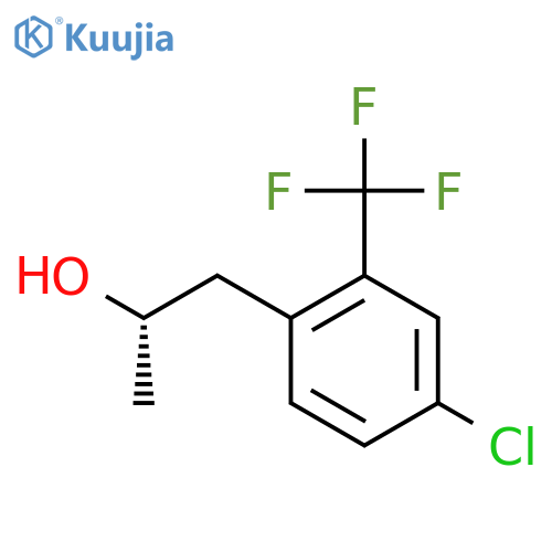 (2S)-1-4-chloro-2-(trifluoromethyl)phenylpropan-2-ol structure