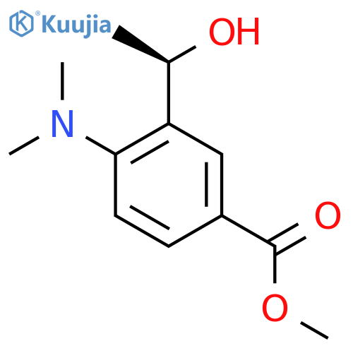 methyl 4-(dimethylamino)-3-(1R)-1-hydroxyethylbenzoate structure