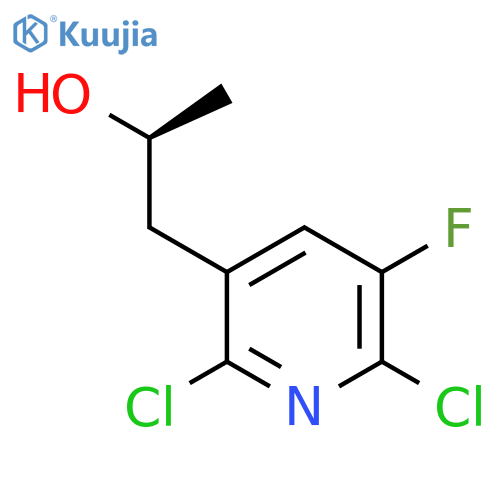 (2S)-1-(2,6-dichloro-5-fluoropyridin-3-yl)propan-2-ol structure