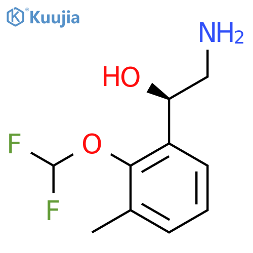 (1R)-2-amino-1-2-(difluoromethoxy)-3-methylphenylethan-1-ol structure