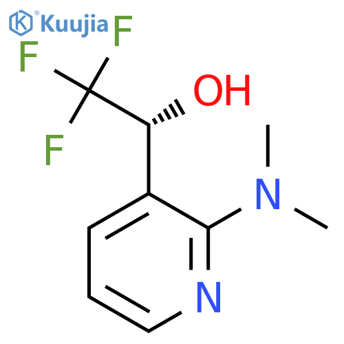 (1R)-1-2-(dimethylamino)pyridin-3-yl-2,2,2-trifluoroethan-1-ol structure