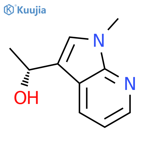 (1R)-1-{1-methyl-1H-pyrrolo2,3-bpyridin-3-yl}ethan-1-ol structure