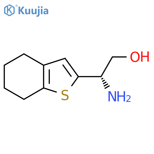 (2S)-2-amino-2-(4,5,6,7-tetrahydro-1-benzothiophen-2-yl)ethan-1-ol structure