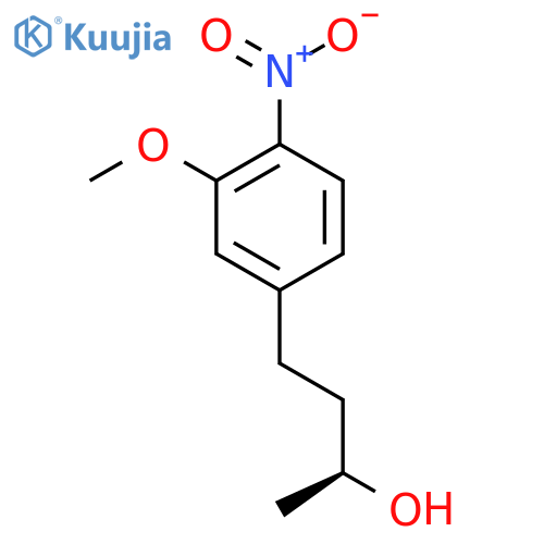 (2S)-4-(3-methoxy-4-nitrophenyl)butan-2-ol structure
