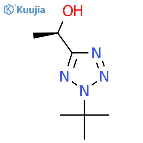 (1R)-1-(2-tert-butyl-2H-1,2,3,4-tetrazol-5-yl)ethan-1-ol structure
