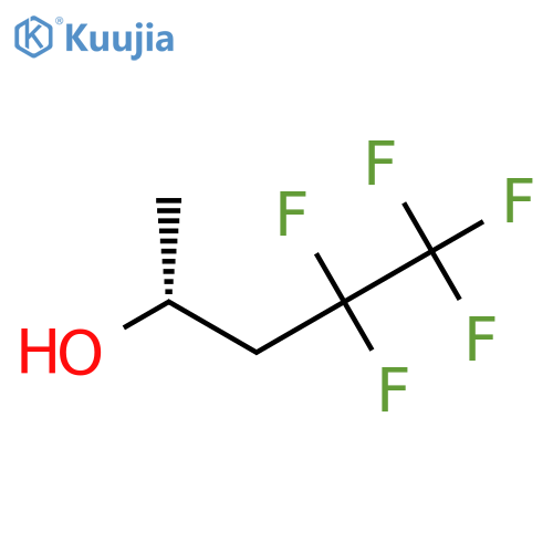 (2R)-4,4,5,5,5-pentafluoropentan-2-ol structure
