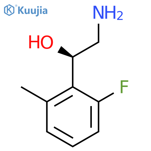 (1R)-2-amino-1-(2-fluoro-6-methylphenyl)ethan-1-ol structure