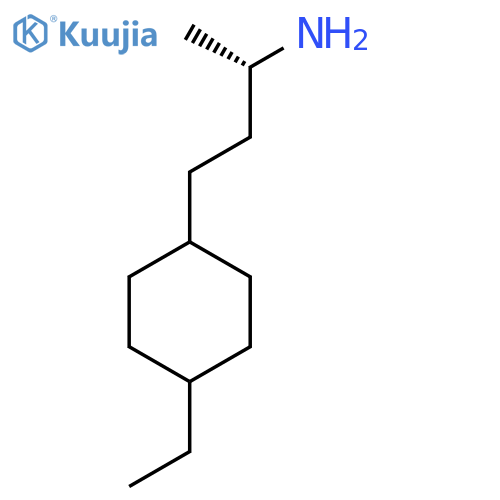 (2S)-4-(4-ethylcyclohexyl)butan-2-amine structure