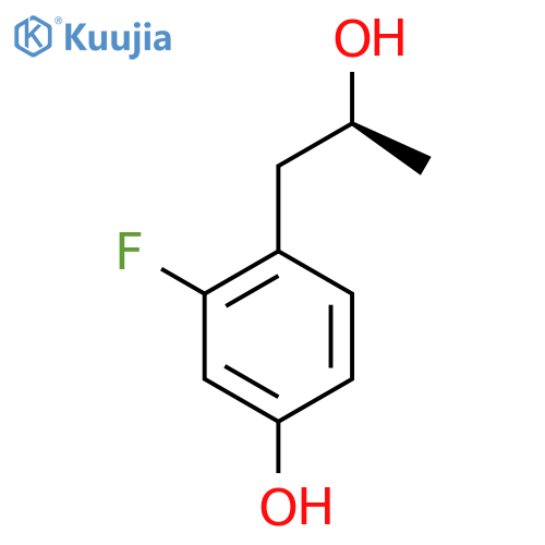 3-fluoro-4-(2S)-2-hydroxypropylphenol structure