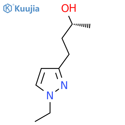 (2R)-4-(1-ethyl-1H-pyrazol-3-yl)butan-2-ol structure