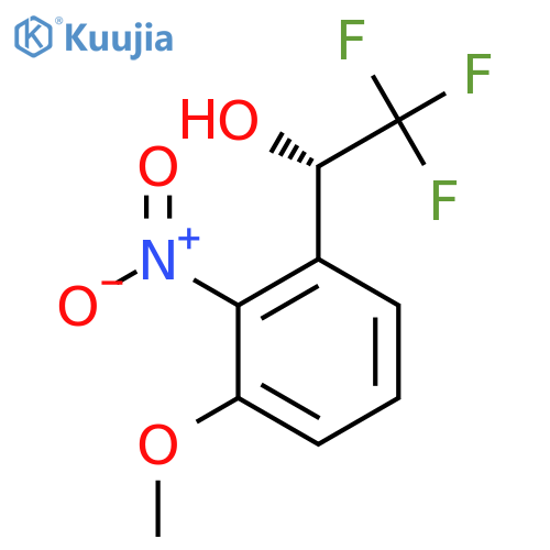 (1S)-2,2,2-trifluoro-1-(3-methoxy-2-nitrophenyl)ethan-1-ol structure