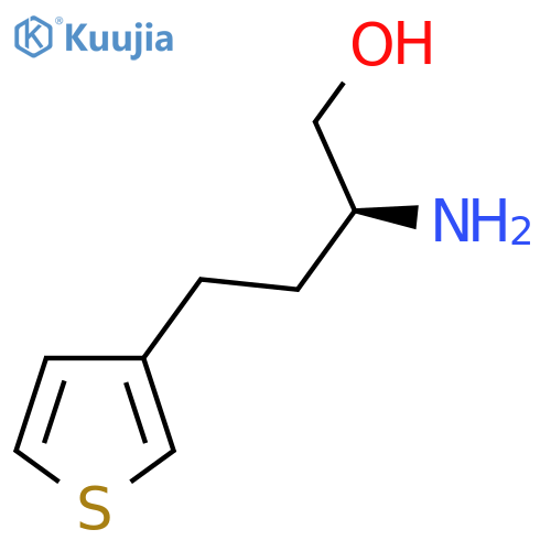 (2S)-2-amino-4-(thiophen-3-yl)butan-1-ol structure