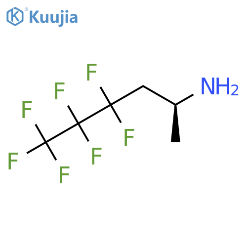 (2S)-4,4,5,5,6,6,6-heptafluorohexan-2-amine structure