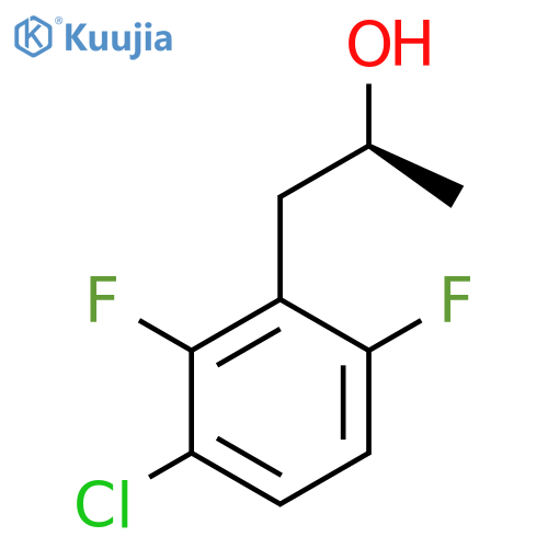 (2S)-1-(3-chloro-2,6-difluorophenyl)propan-2-ol structure