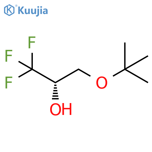 (2S)-3-(tert-butoxy)-1,1,1-trifluoropropan-2-ol structure