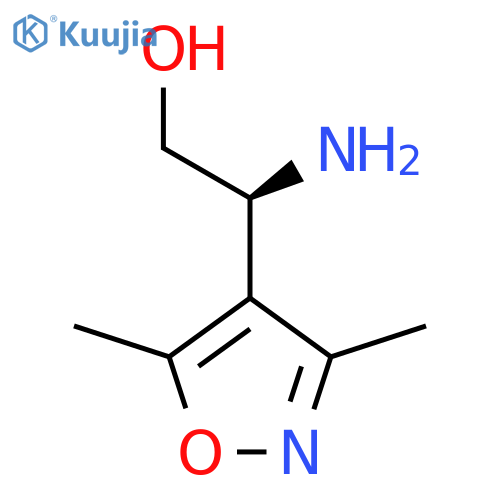 (2S)-2-amino-2-(dimethyl-1,2-oxazol-4-yl)ethan-1-ol structure