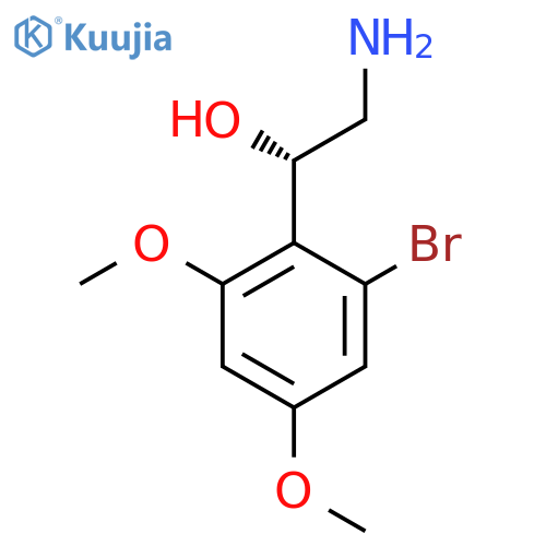 (1S)-2-amino-1-(2-bromo-4,6-dimethoxyphenyl)ethan-1-ol structure