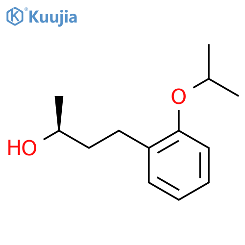 (2S)-4-2-(propan-2-yloxy)phenylbutan-2-ol structure
