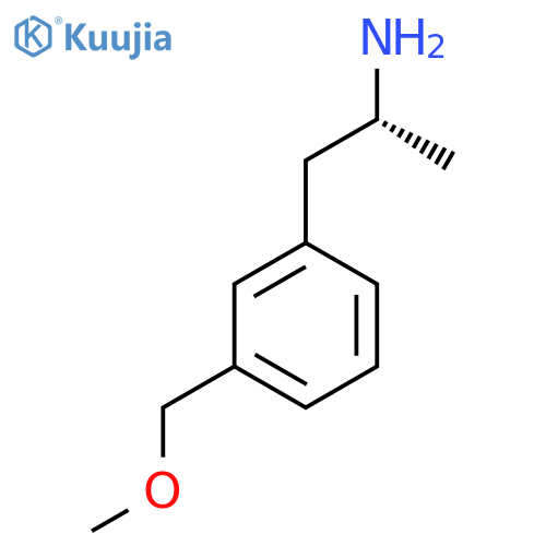 (2R)-1-3-(methoxymethyl)phenylpropan-2-amine structure