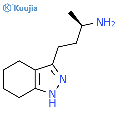 (2R)-4-(4,5,6,7-tetrahydro-1H-indazol-3-yl)butan-2-amine structure