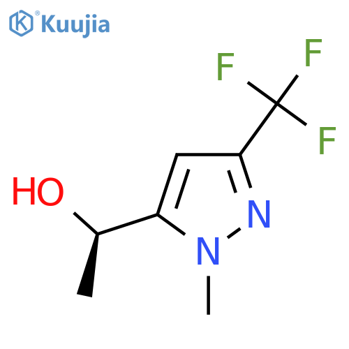 (1R)-1-1-methyl-3-(trifluoromethyl)-1H-pyrazol-5-ylethan-1-ol structure